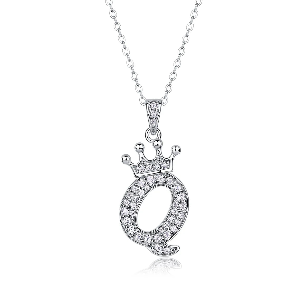 Collana con Lettere dell'Alfabeto in Moissanite D Color VVS1 Certificata