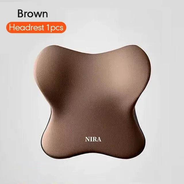 New Car Lumbar Support Pillow Memory FoamAuto Neck Pillow Waist Support Removable Washable Backrest Universal Vehicle Cushion