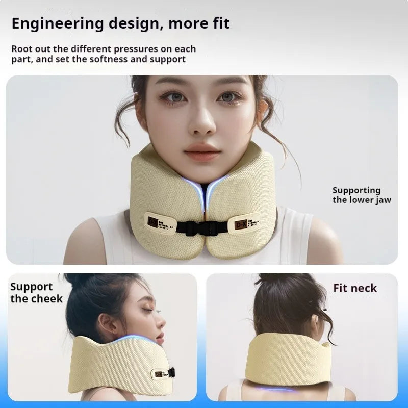 Travel Pillow U-Shape Pure Memory Foam Neck Pillow For Airplane Office Nap Cervical Pillows Flight Sleeping Head Neck Support