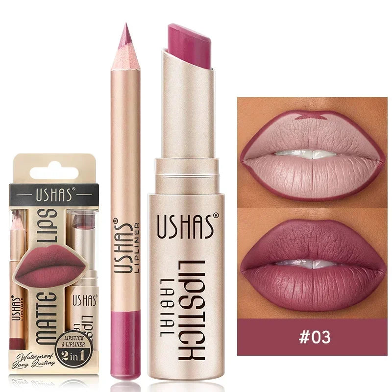 Set Rossetto & Matita per labbra – Eleganza Senza Tempo, Comfort Assoluto