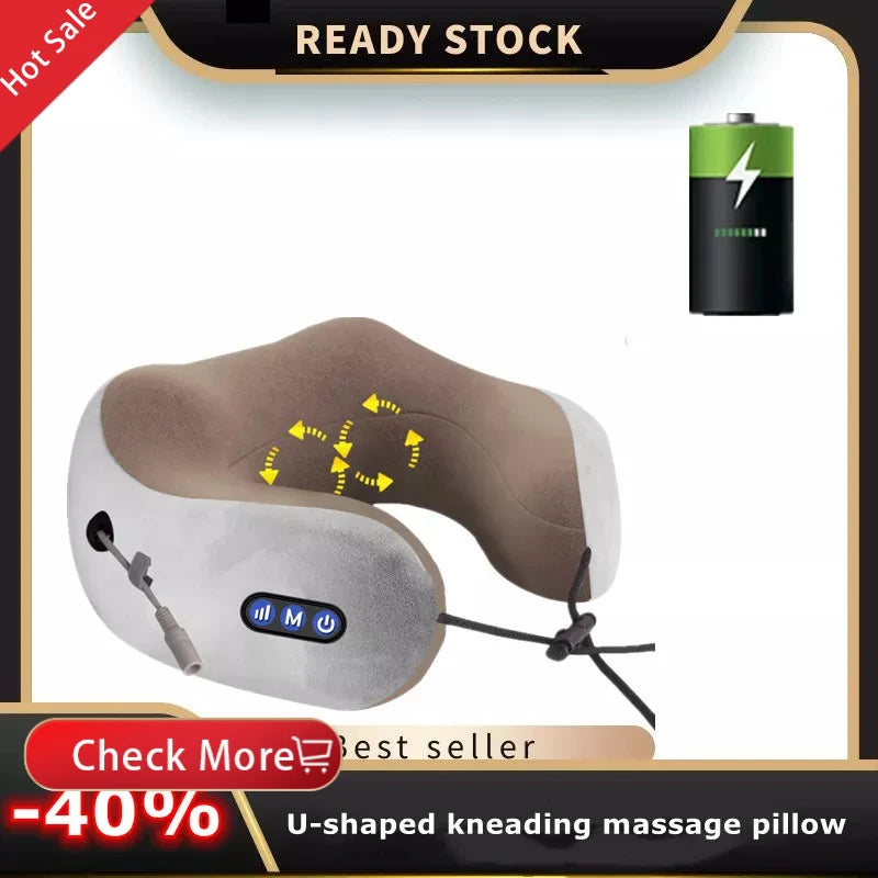 U Shaped Memory Foam Neck Pillows Soft Travel Pillow Massage Neck Pillow Sleeping Airplane Pillow Cervical Healthcare Bedding