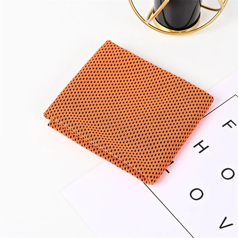 Cool Towel Portable Mini Silica Gel Set Cold Towel Polyester Fiber Outdoor Cooling Towel Fitness sports gym Running quick Dry