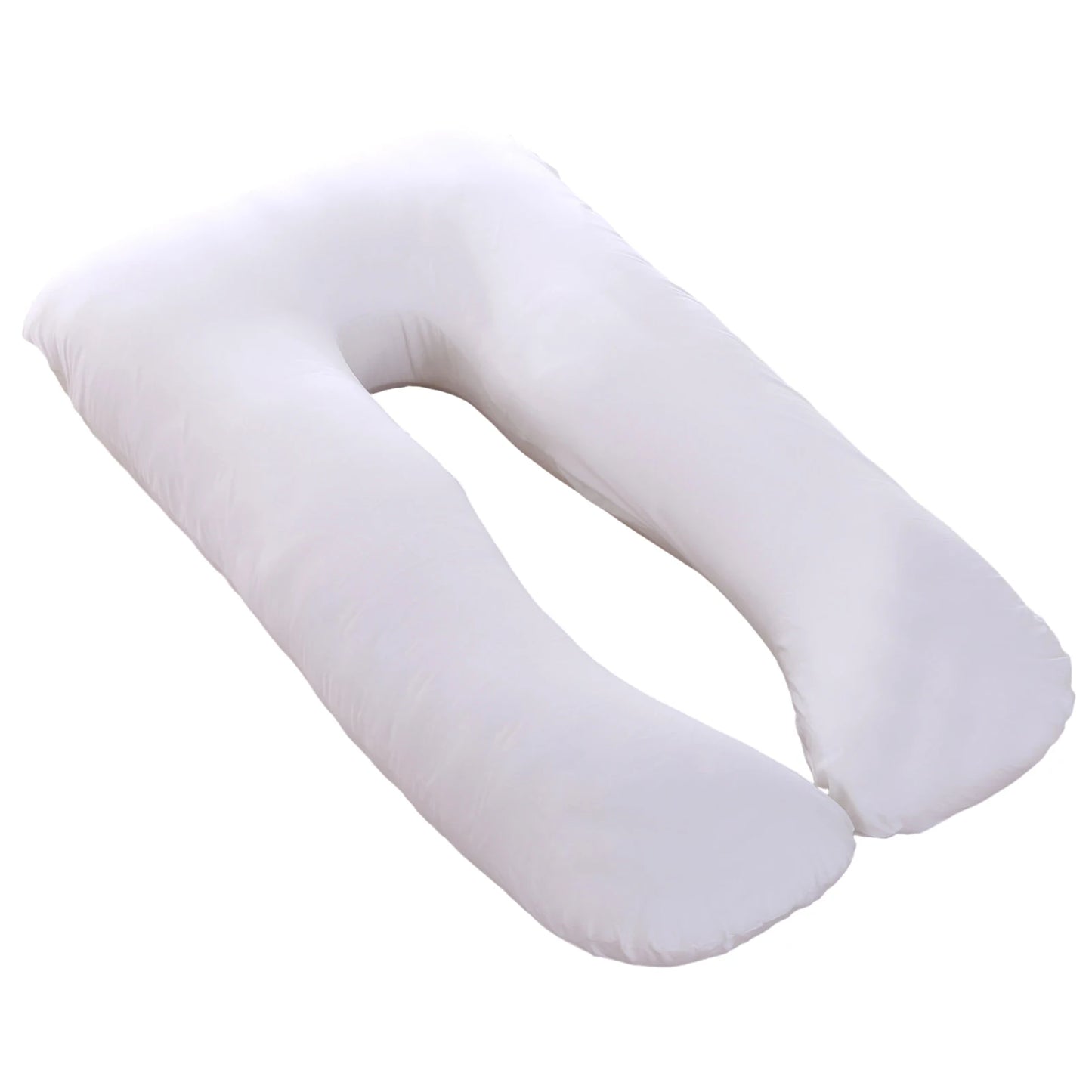 Full Body Support U-Shaped Pillow Cotton Pillowcase Comfy Breathable Pillow Case For Living Room U-shaped nap pillow Case