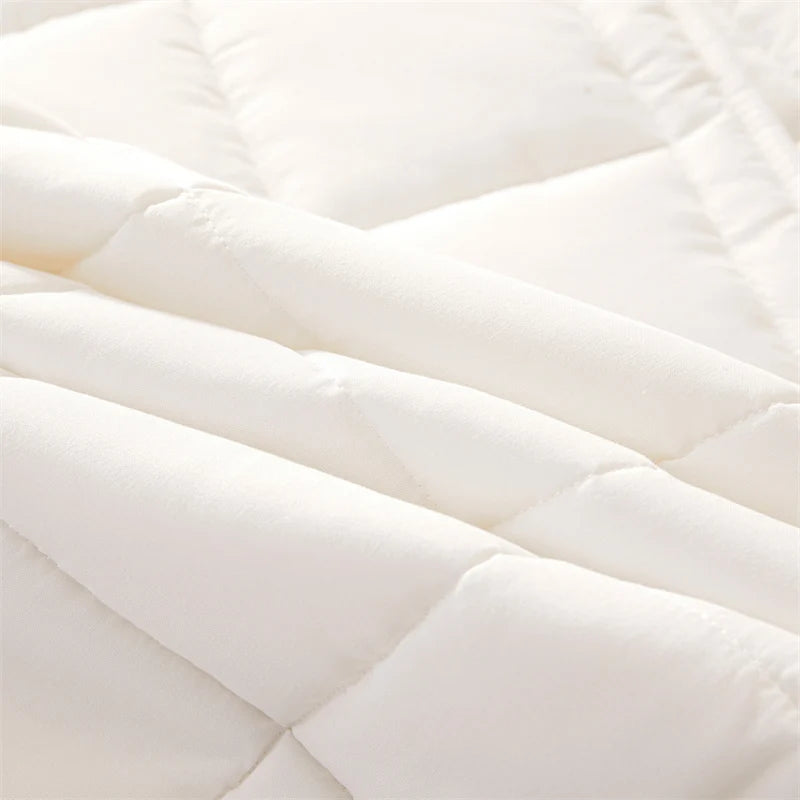 Six Sides All Inclusive Mattress Cover with Zipper Thicken Fitted Sheet Quilted Mattress Protector Pad Couple Customized Size