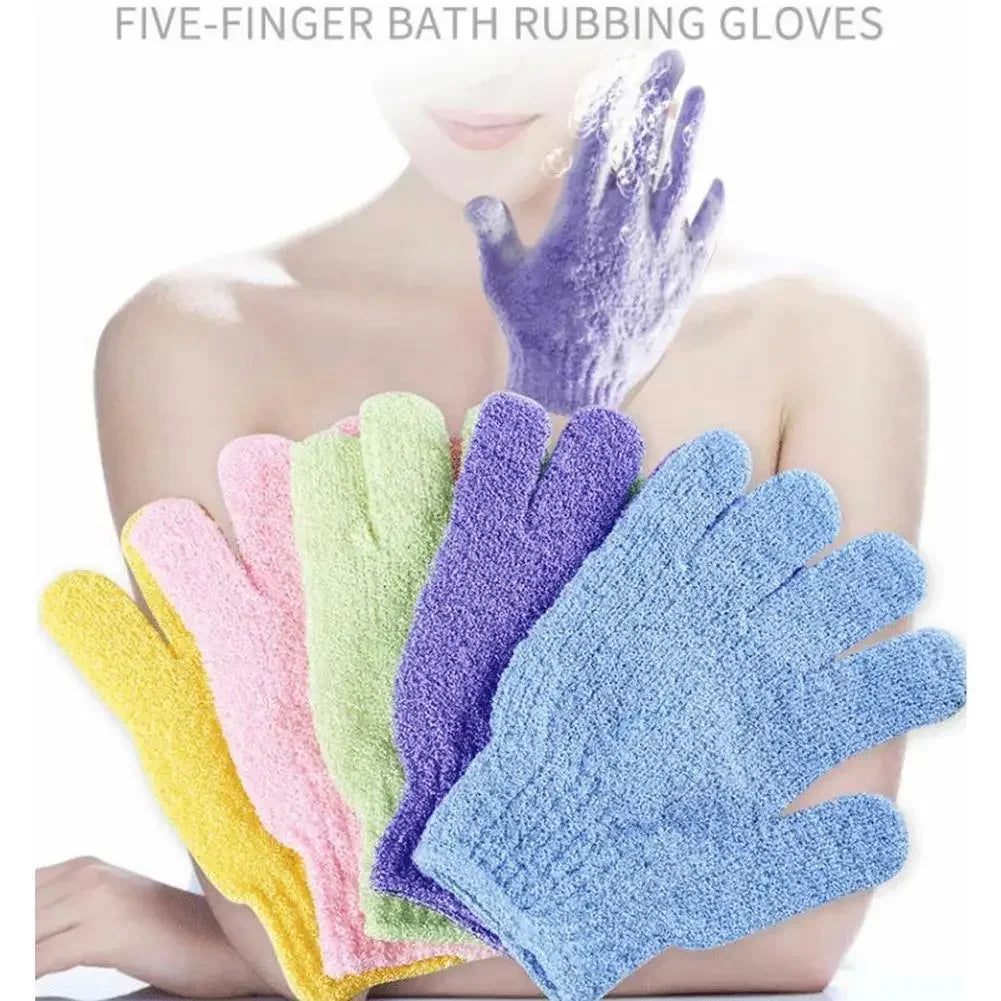 Body Cleaning Washcloth Soft Brush Home Hotel Bathroom Shower Ball Back Scrubber Set Exfoliating Skin Towel Bath Gloves