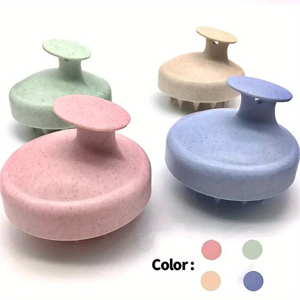 Silicone Shampoo Brush Body Massage Brush Bath Shower Brush Salon Hairdressing Tool Scalp Massage Comb Hair Washing Comb