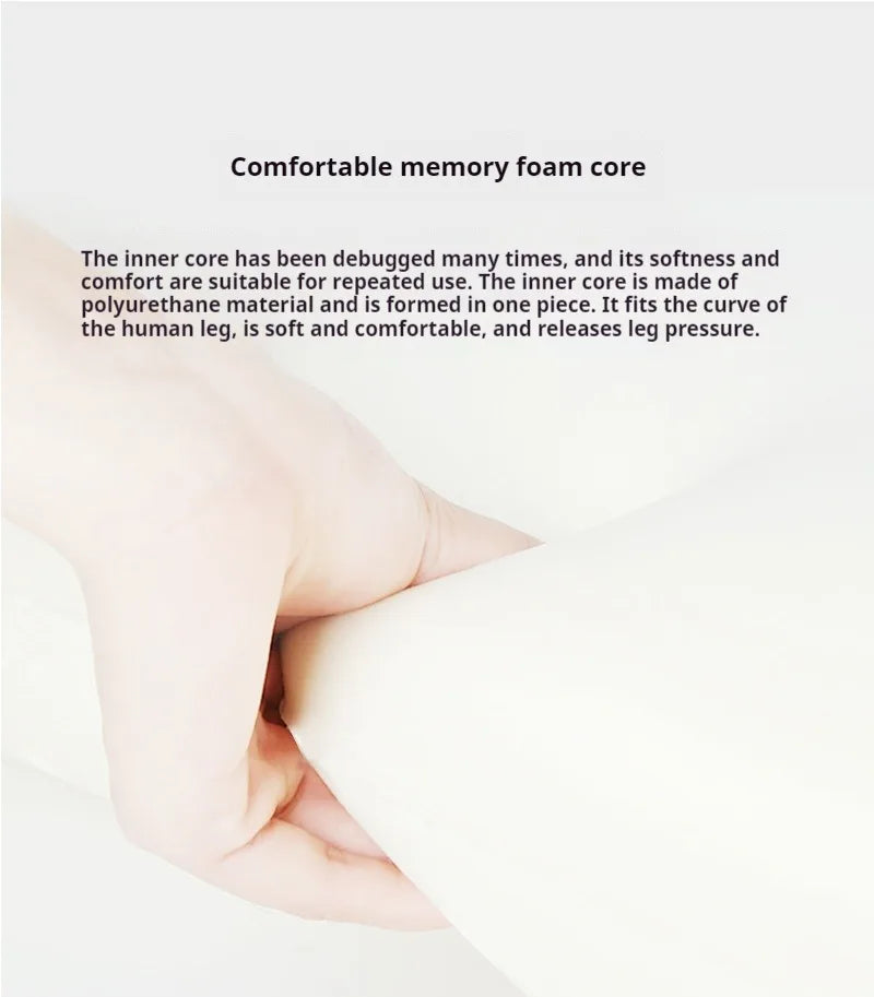 Ergonomic Memory Foam Leg Foot Raiser Pillow Support Cushion Foot Stress Relief Cushion Massage Support Body Pillow For Pregnant
