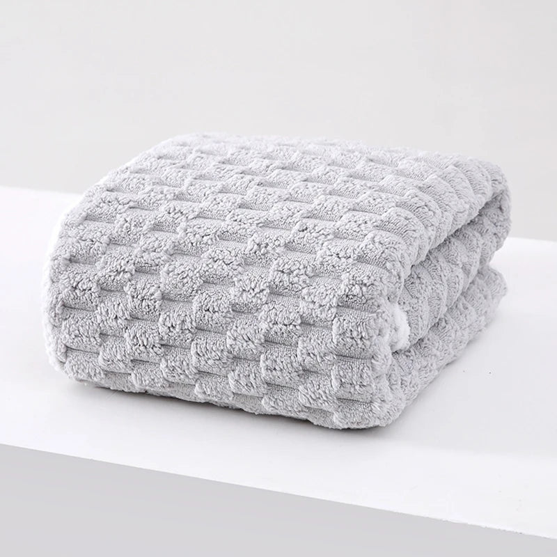Coral Cloud Velvet Towel Thickened Bath Strong Water Absorption Microfiber Quick-drying Skin-friendly Face Wash Towel