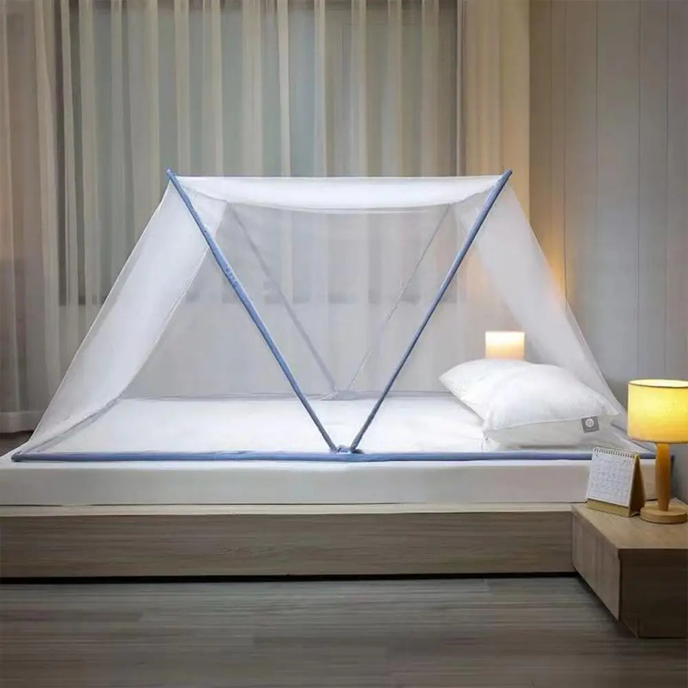 Bed Mesh Tent Folding Dormitory Single Bed Mesh Bed Net Covers Portable Mosquito Forbidden Breathable Bedroom Outdoor Trip Tent