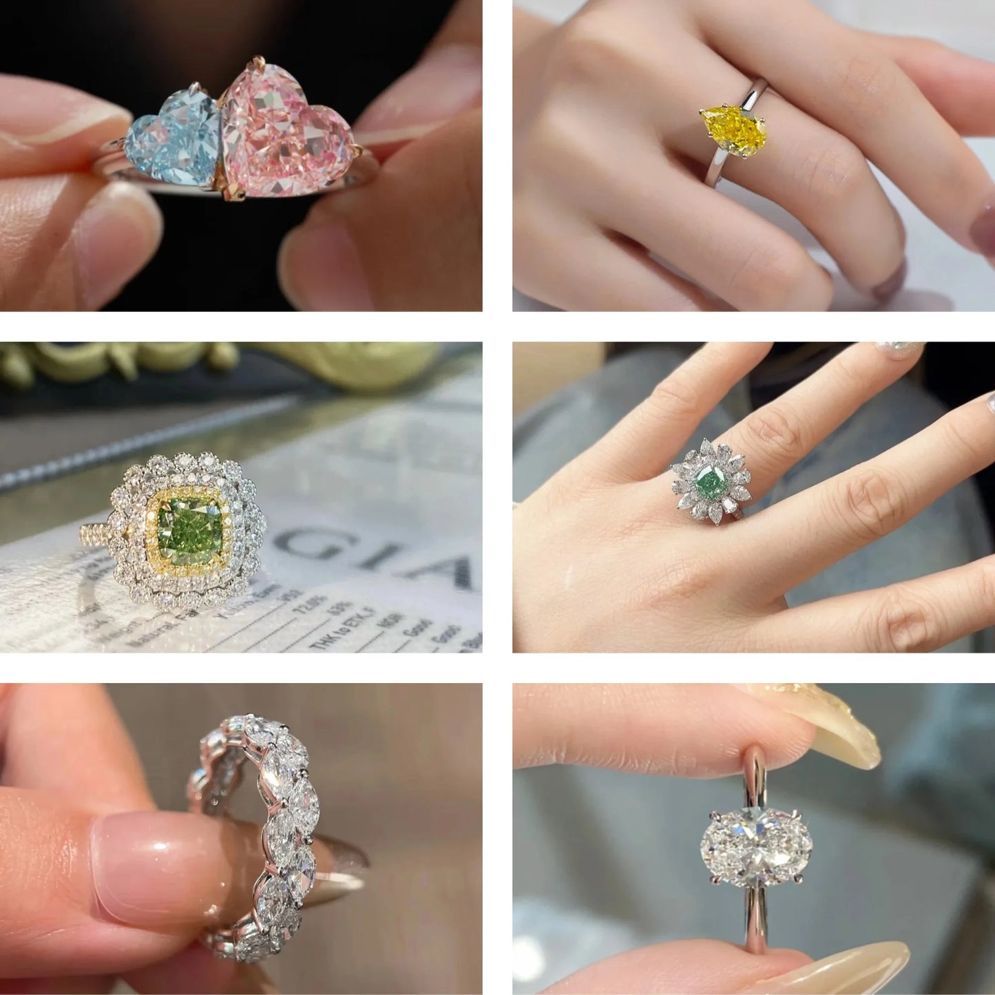 Diamanti Lab Grown Taglio Asscher con Certificato IGI
