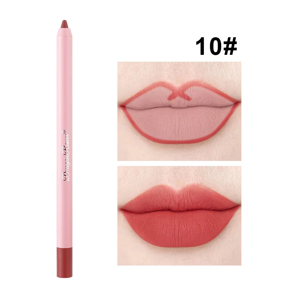 Lipliner Coreano in 12 Tonalità