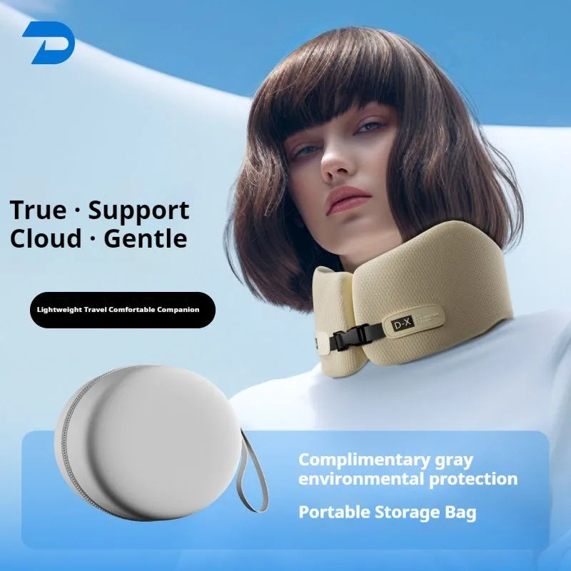 Travel Pillow U-Shape Pure Memory Foam Neck Pillow For Airplane Office Nap Cervical Pillows Flight Sleeping Head Neck Support
