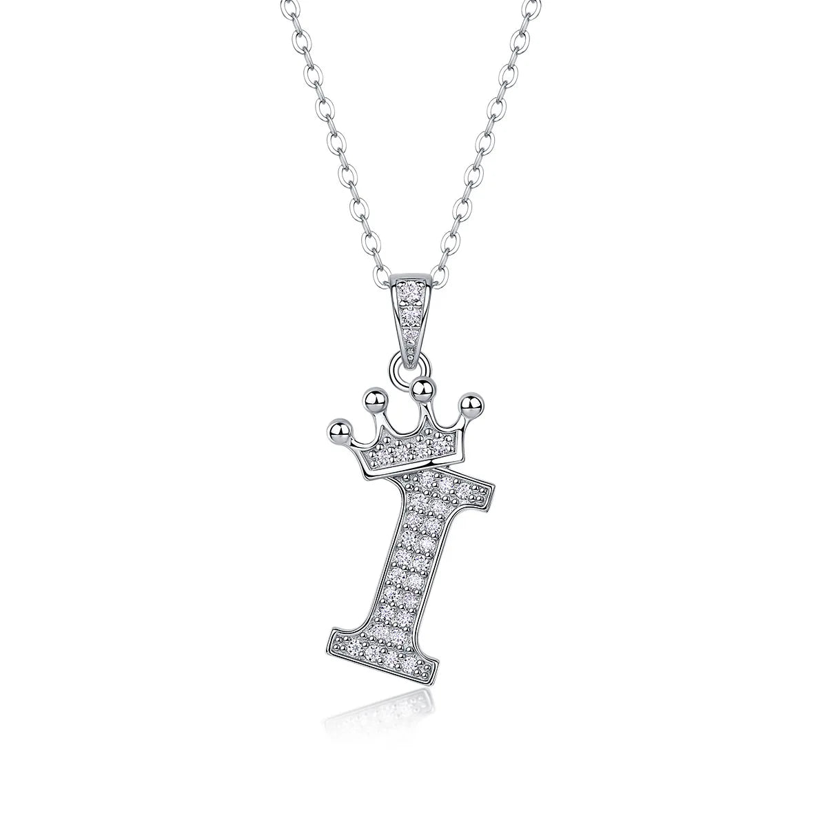 Collana con Lettere dell'Alfabeto in Moissanite D Color VVS1 Certificata