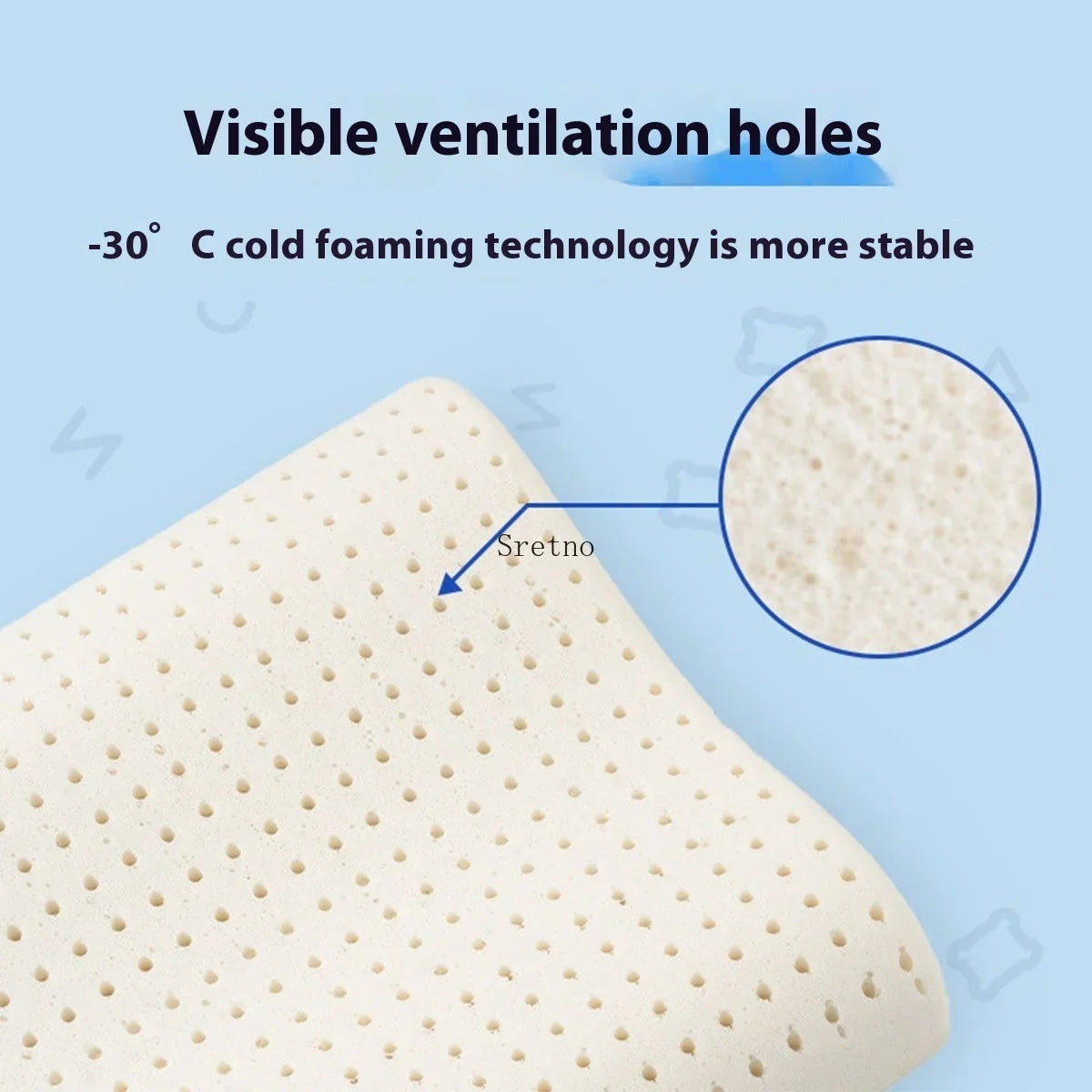 Thailand Latex Low Pillow Adult Specific Natural Rubber Flat Ultra-thin Pillow Core Protect Cervical Spine Pillows for Sleeping
