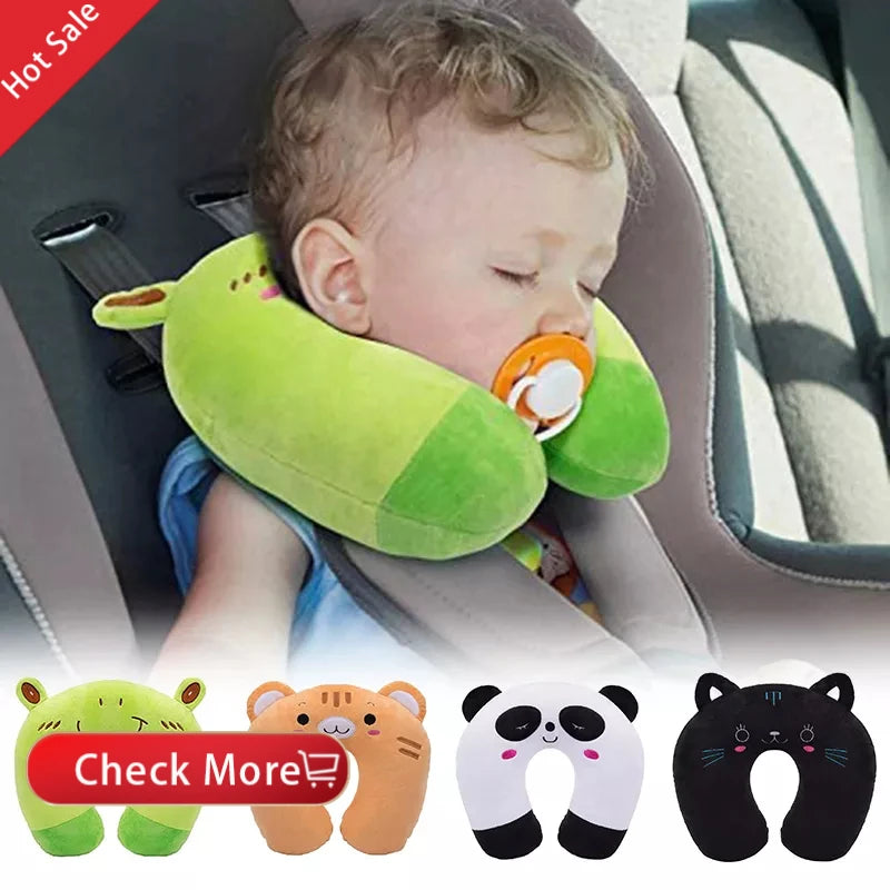 U Shaped Memory Foam Neck Pillows Soft Travel Pillow Massage Neck Pillow Sleeping Airplane Pillow Cervical Healthcare Bedding