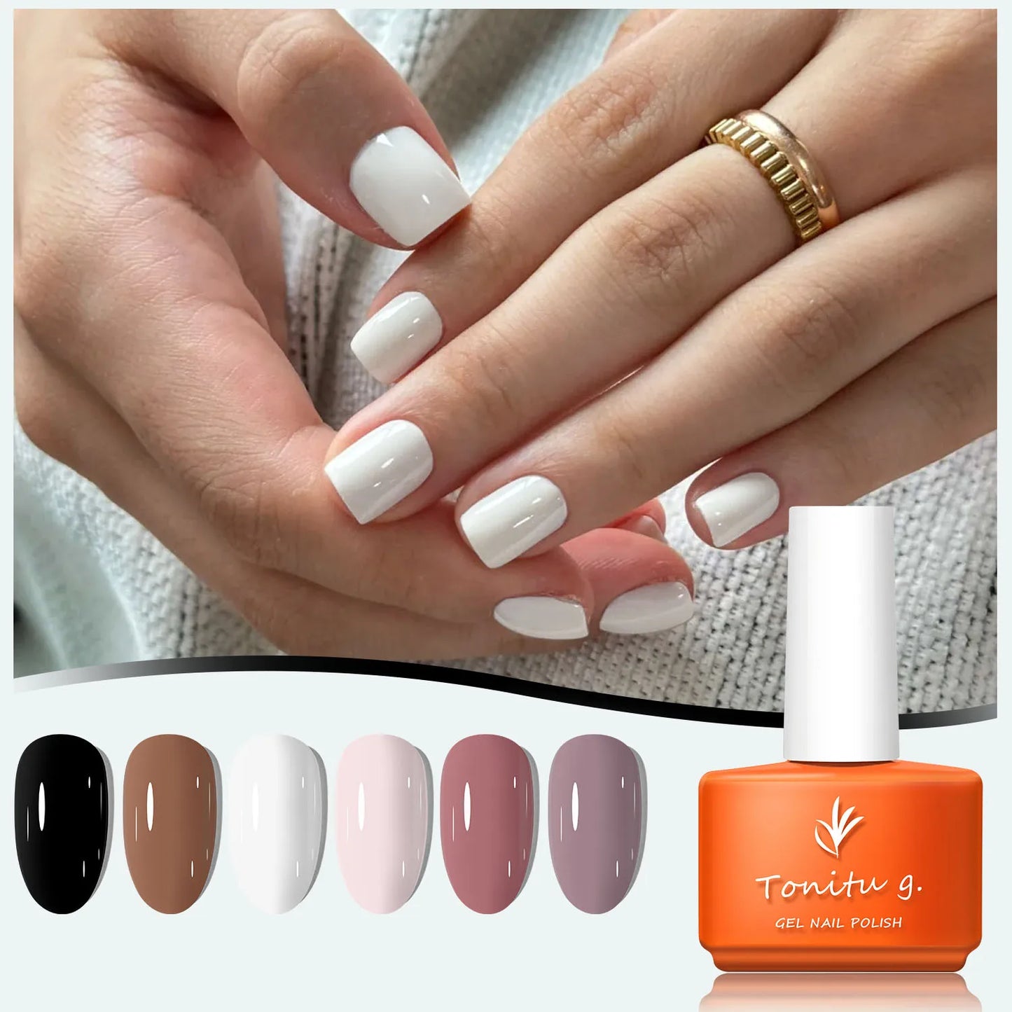 Set di 6 Smalti Gel Professionali per unghie