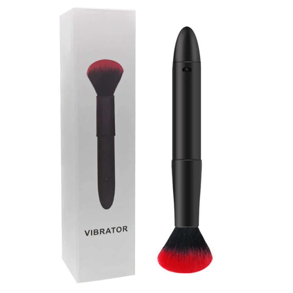 Electric Loose Powder Brush Quick Makeup Brush Blush 10 Gears Vibration Rechargeable Multifunctional Makeup Brush Tools