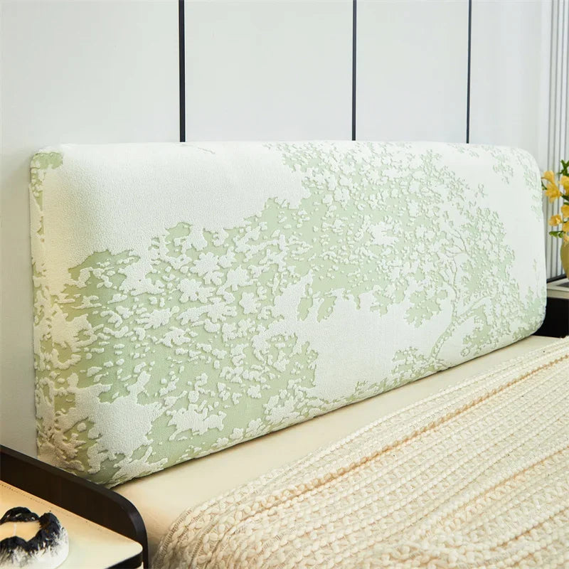 Luxury Jacquard Headboard Cover Bedroom Stretch Bedhead Slipcovers Anti-dirty Bed Back Protector Dustproof Covers for Home Hotel