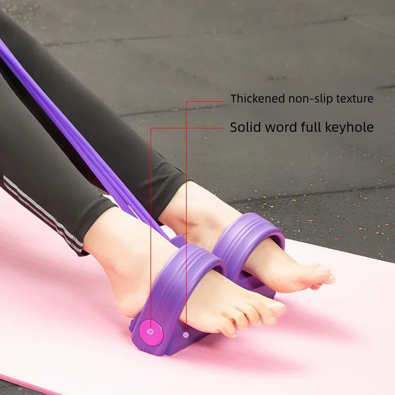 4 Resistance Elastic Pull Rope Training Device Abdominal Resistance Band for Home Gym Sport Exercise Training Fitness Equipment
