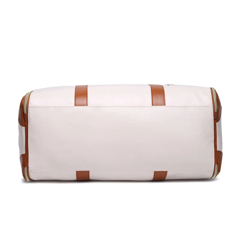 75L Large Capacity PU Foldable Travel Bag Lightweight Traveling Duffel Bag for Women Men Tote Bag Carry On Luggage Bag
