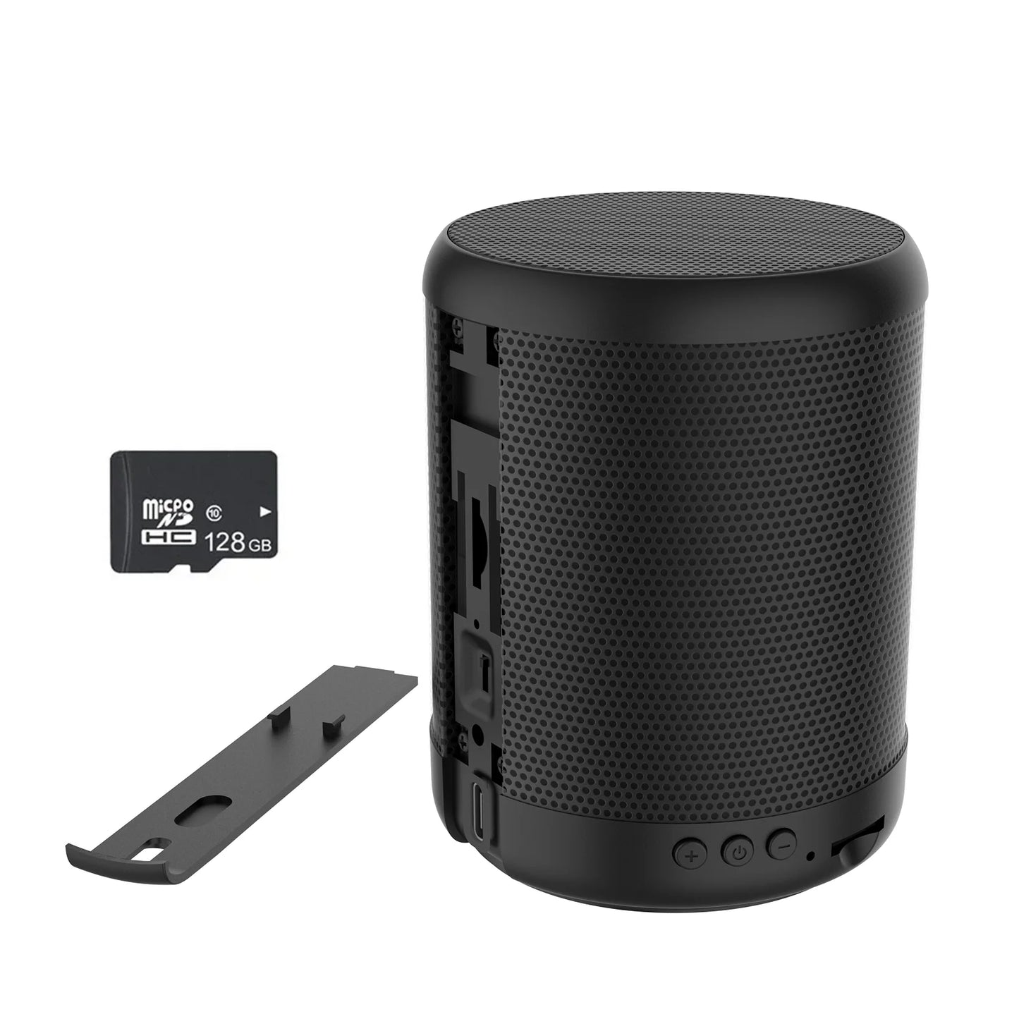 4K HD Mini Home Security Surveillance Camera WiFi Bluetooth Speaker Two-Way Remote Intercom Night Vision Battery Operated