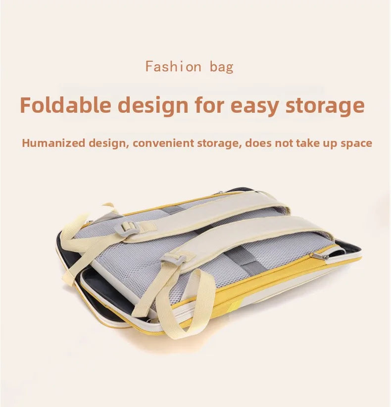 Multifunctional pull rod pet bag portable cat suitcase cat bag outing large capacity double shoulder breathable pet backpack