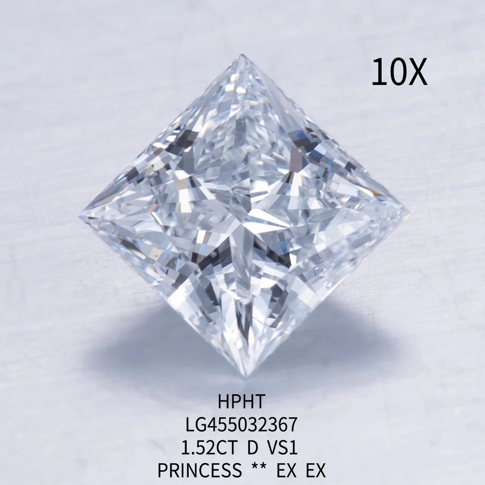 Diamanti Lab Grown Taglio Princess con Certificato IGI