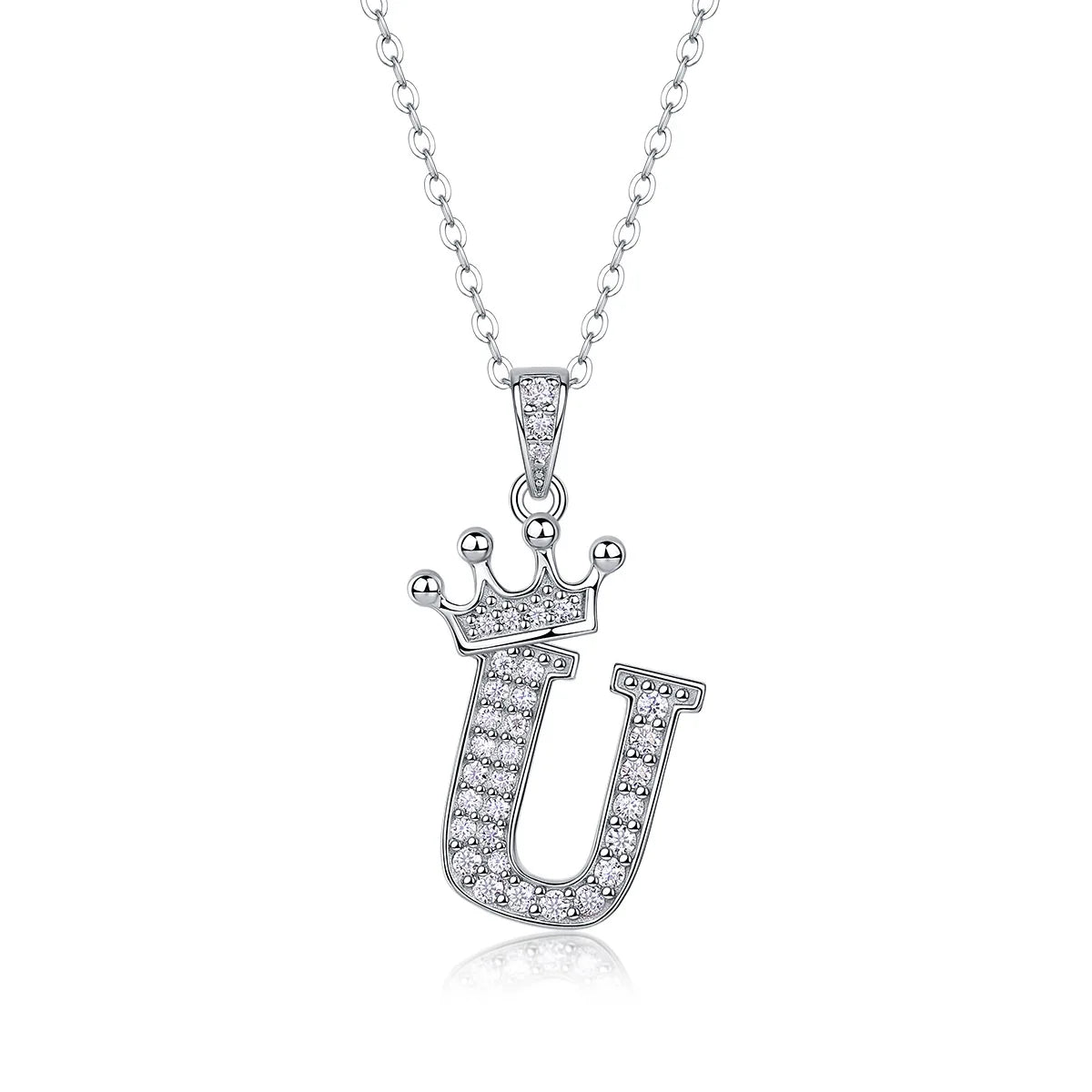 Collana con Lettere dell'Alfabeto in Moissanite D Color VVS1 Certificata