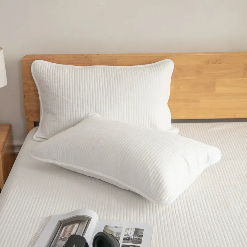 2024 new Class A cotton washed cotton antibacterial padded cotton bed cover thickened sheets breathable and comfortable