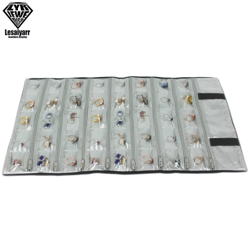 Jewelry Roll Up Bag Organizer Soft Velvet Travel Bags Necklace Earrings Ring Bracelet Carrier Storage Case Bangle Watch Holder