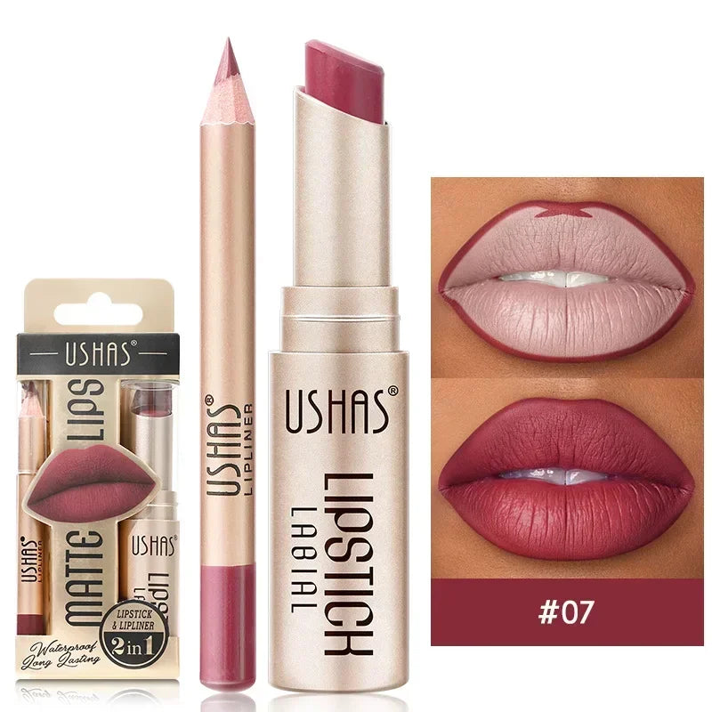 Set Rossetto & Matita per labbra – Eleganza Senza Tempo, Comfort Assoluto