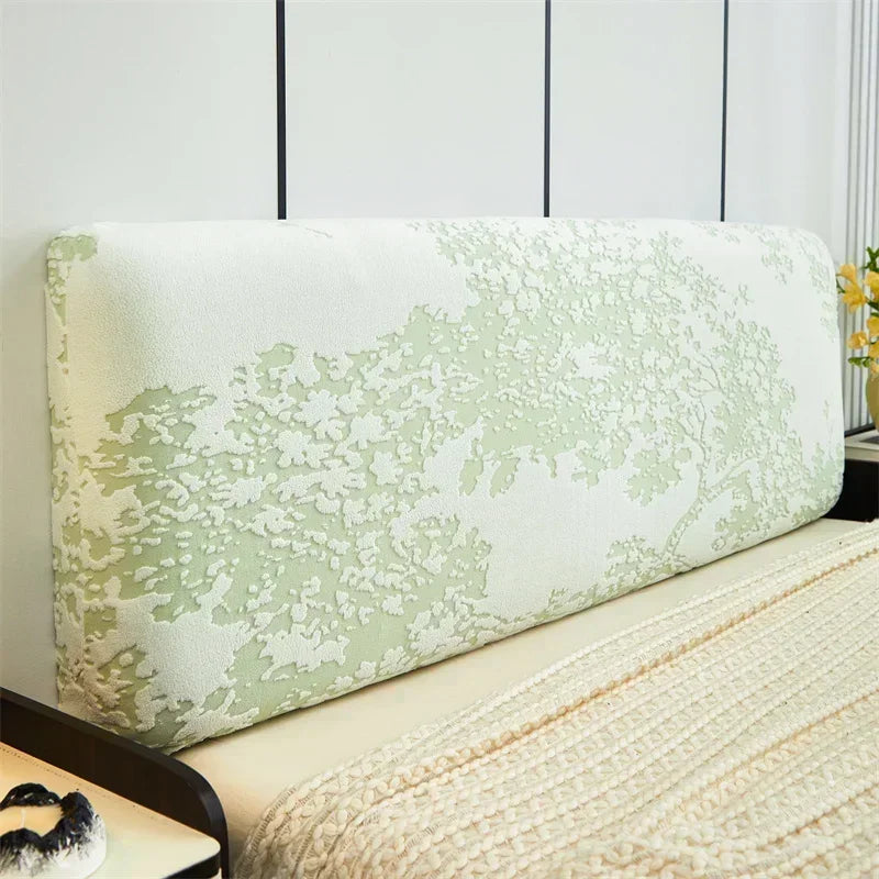 Luxury Jacquard Headboard Cover Bedroom Stretch Bedhead Slipcovers Anti-dirty Bed Back Protector Dustproof Covers for Home Hotel
