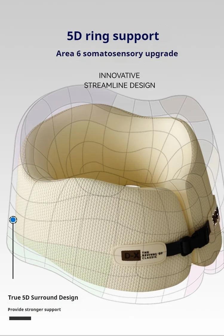 Travel Pillow U-Shape Pure Memory Foam Neck Pillow For Airplane Office Nap Cervical Pillows Flight Sleeping Head Neck Support