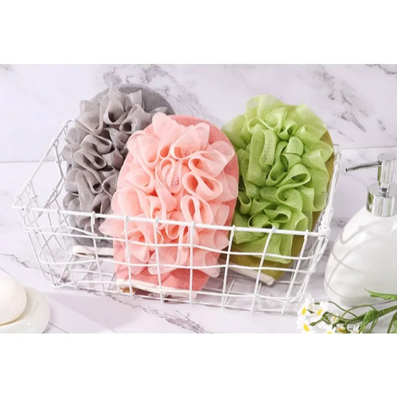 Exfoliating Gloves Body Cleaning Bath Flower Bathroom Shower Ball Body Scrubber Bath Sponge Towel Bathroom Tool
