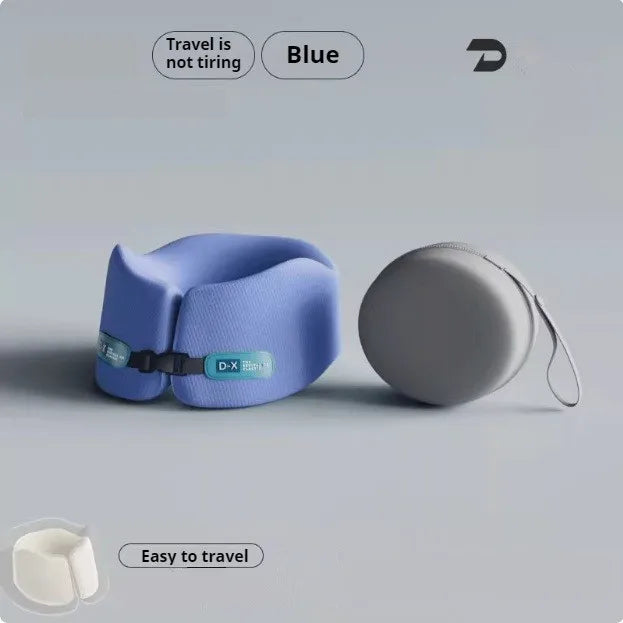 Travel Pillow U-Shape Pure Memory Foam Neck Pillow For Airplane Office Nap Cervical Pillows Flight Sleeping Head Neck Support