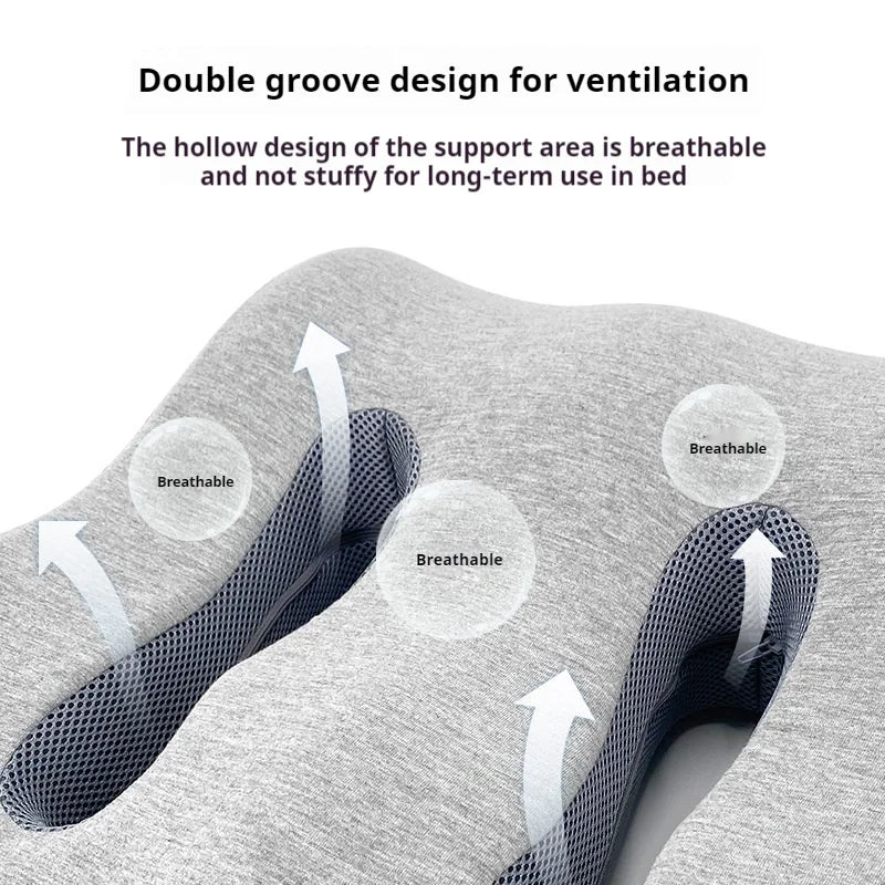 Ergonomic Memory Foam Leg Foot Raiser Pillow Support Cushion Foot Stress Relief Cushion Massage Support Body Pillow For Pregnant