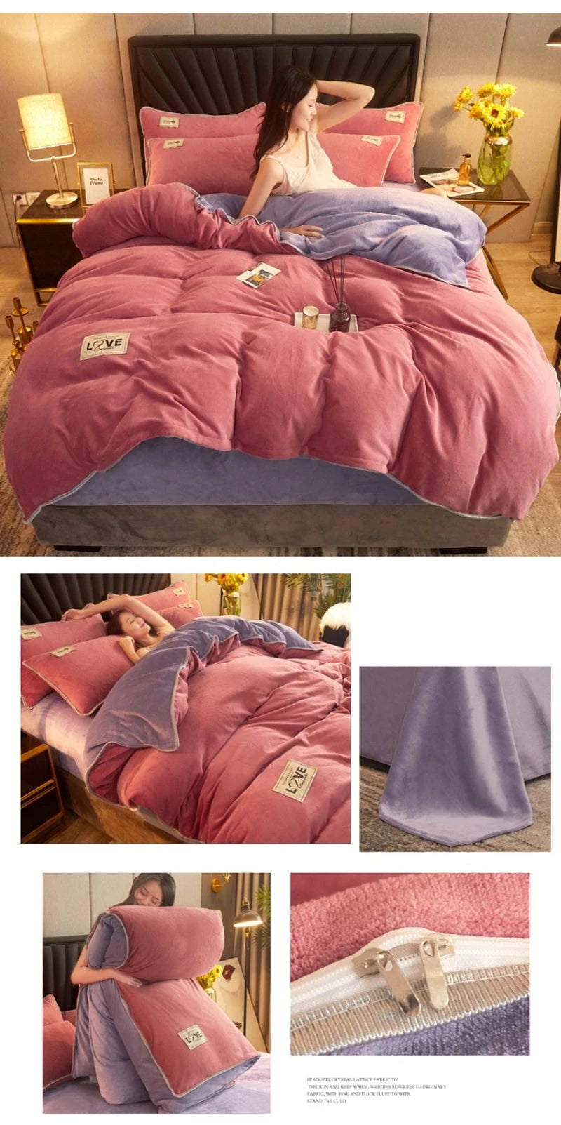 Queen Quilt Cover Set, Soft and Lightweight Bedspreads Coverlet with Striped Pattern Reversible Bed Cover for All Seasons Duvet