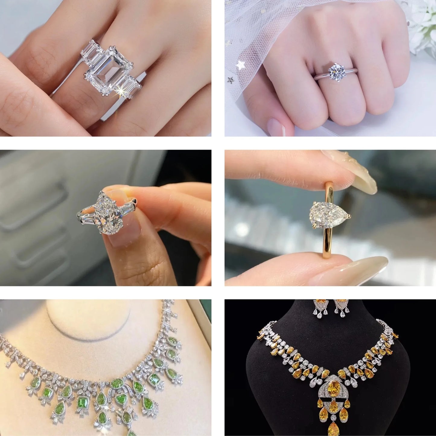 Diamanti Lab Grown Taglio Asscher con Certificato IGI