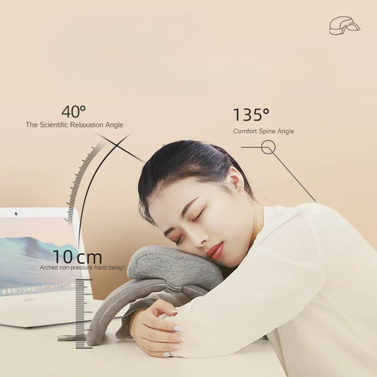 Pillow Folding Nap Pillow for Primary School Students Office Sleeping Pillow Office Sleeping Artifact Table Portable
