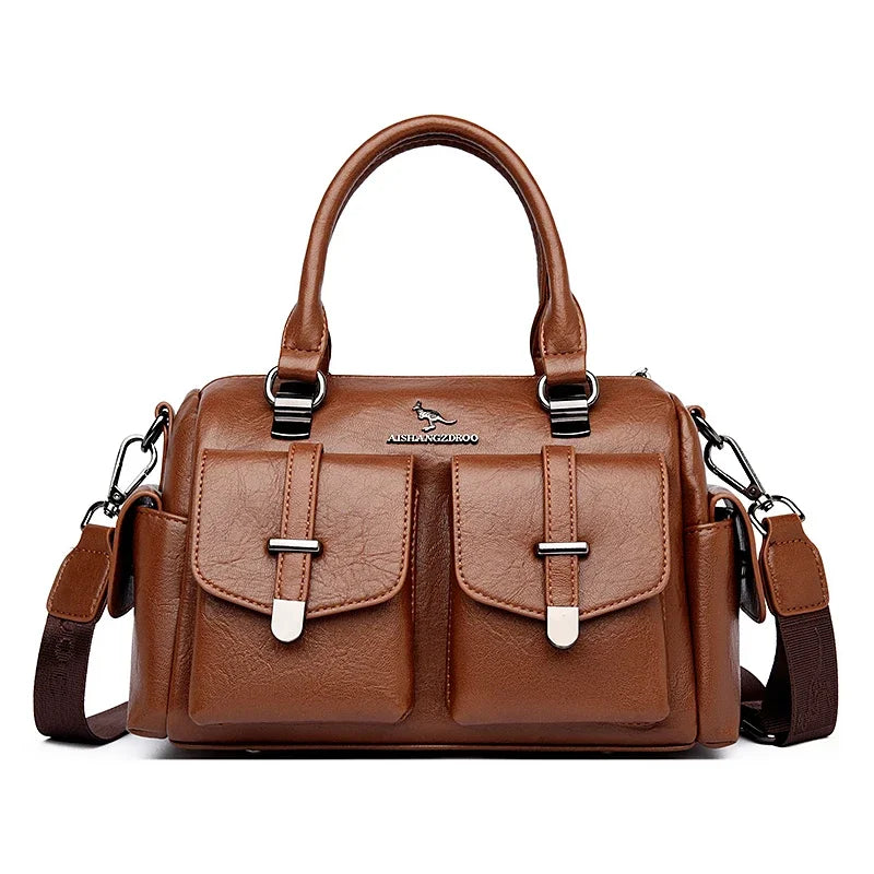 High Capacity Leopard Print Ladies Handbags Versatile Messenger Bags High Quality Luxury Women's Shoulder Bags Ladies'Hand Bags