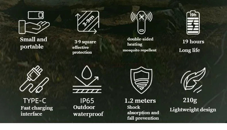 Flextail TINY REPELLER Portable Mosquito Repellent Lithium Battery Heat Outdoor Fish Wireless Electric Mosquito Killer Repeller