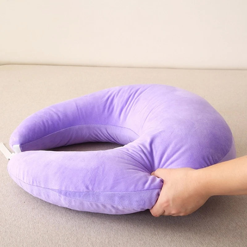 U-shaped Reading Pillow Ergonomic Waist Pillows Office Nap Pillow Sleeping Pillows Sofa Surround Pillow Sitting Arm Support