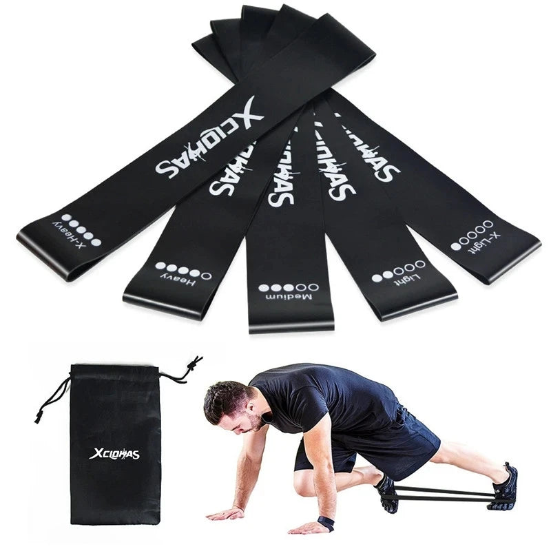 Training Fitness Gum Exercise Gym Strength Resistance Bands Pilates Sport Rubber Fitness Bands Crossfit Workout Equipment