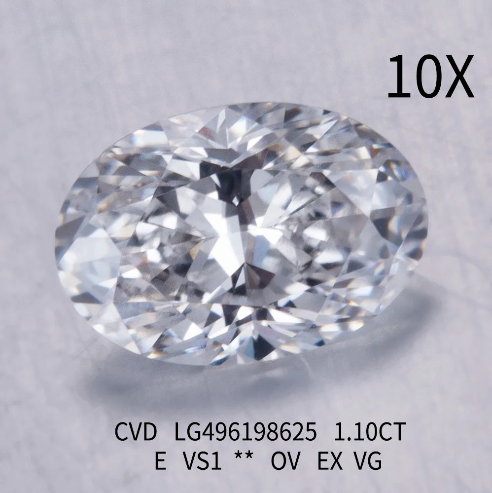 Diamanti Lab Grown Taglio Ovale con Certificato IGI