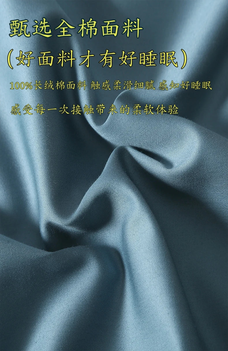 Solid Color Pillow Case Long Staple Cotton Pillowcase Washable Envelope Style Pillow Protector Cover For Bedroom Sleeping