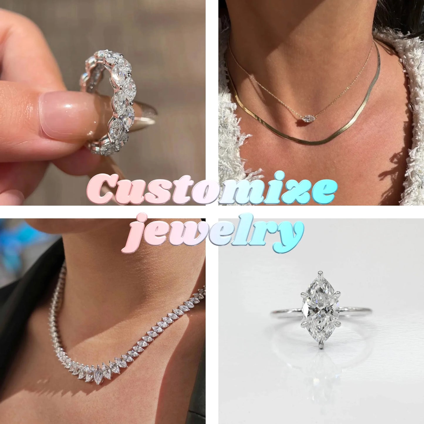 Diamanti Lab Grown Taglio Marquise con Certificato IGI