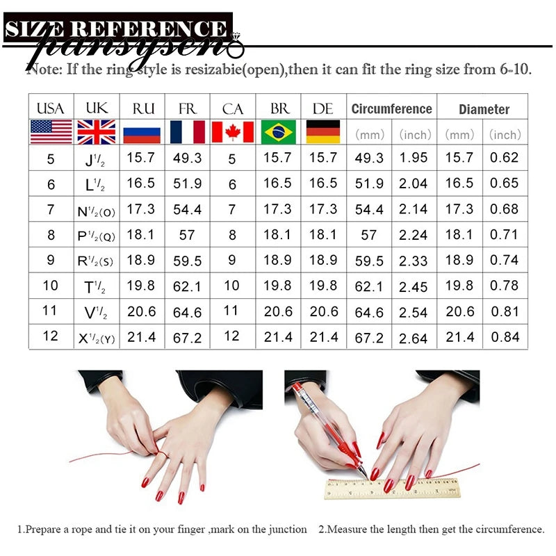 PANSYSEN 100% 925 Sterling Silver 2CT 6*8MM Cushion Cut Pink Sapphire Emerald Gemstone Ring for Women Wedding Party Fine Jewelry