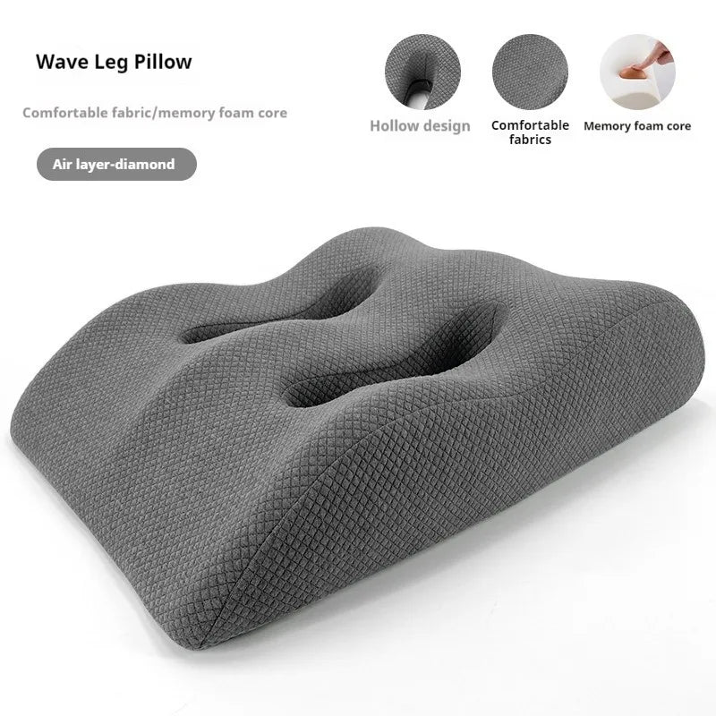 Ergonomic Memory Foam Leg Foot Raiser Pillow Support Cushion Foot Stress Relief Cushion Massage Support Body Pillow For Pregnant