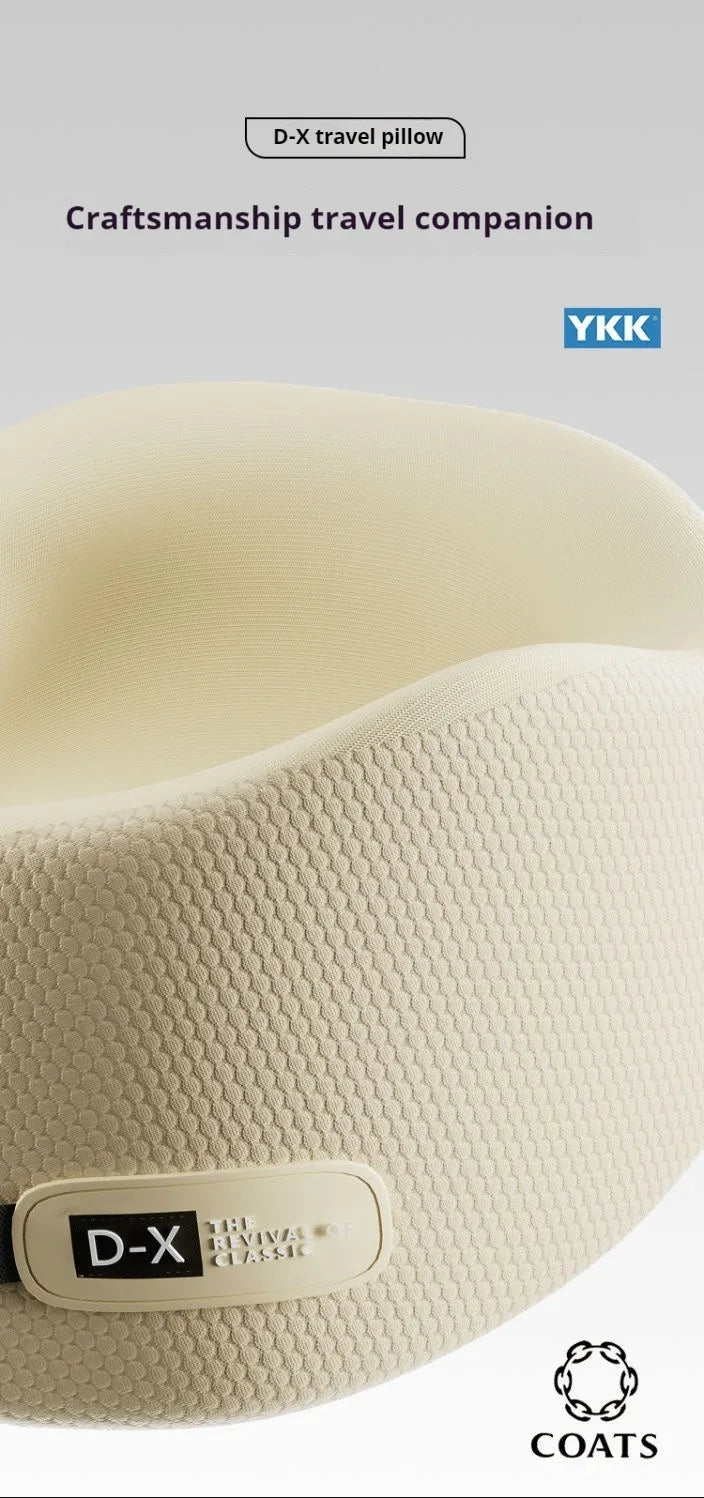Travel Pillow U-Shape Pure Memory Foam Neck Pillow For Airplane Office Nap Cervical Pillows Flight Sleeping Head Neck Support