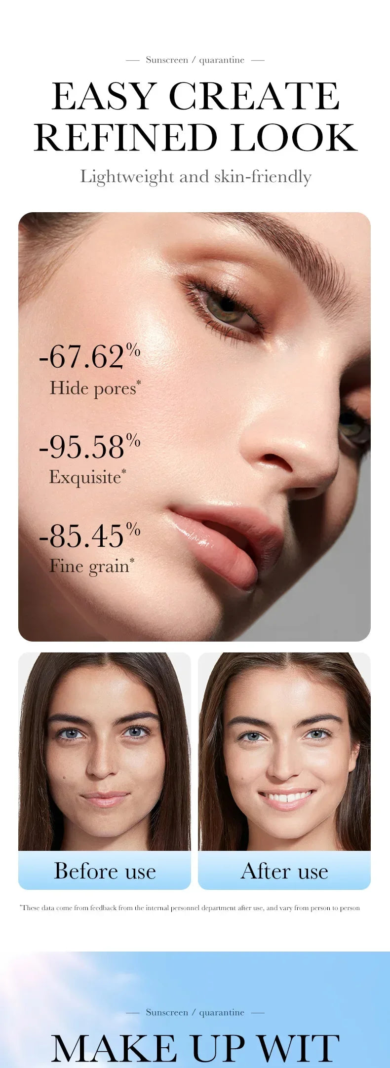 40ml Isolation Cream Face Primer Moisturizing Invisible Pores Facial Brighten Foundation Correcting Skin Tone Cosmetics Makeup